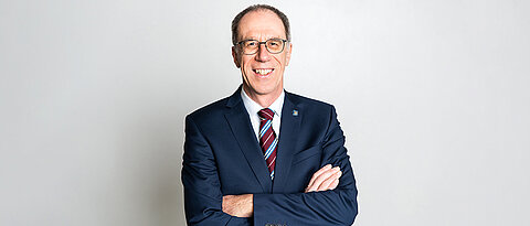 Prof. Dr. Paul Pauli, Präsident der Julius-Maximilians-Universität Würzburg.