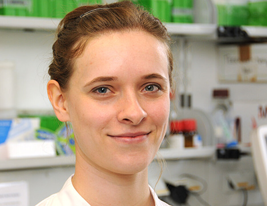 Dr. Antje Appelt-Menzel, Pharmabiotechnologin und ausgezeichnete Wissenschaftlerin. (Foto: Gunnar Bartsch)